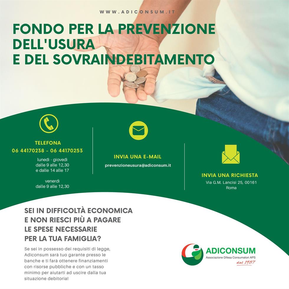 FNP per Te: un fondo per la prevenzione dell'usura